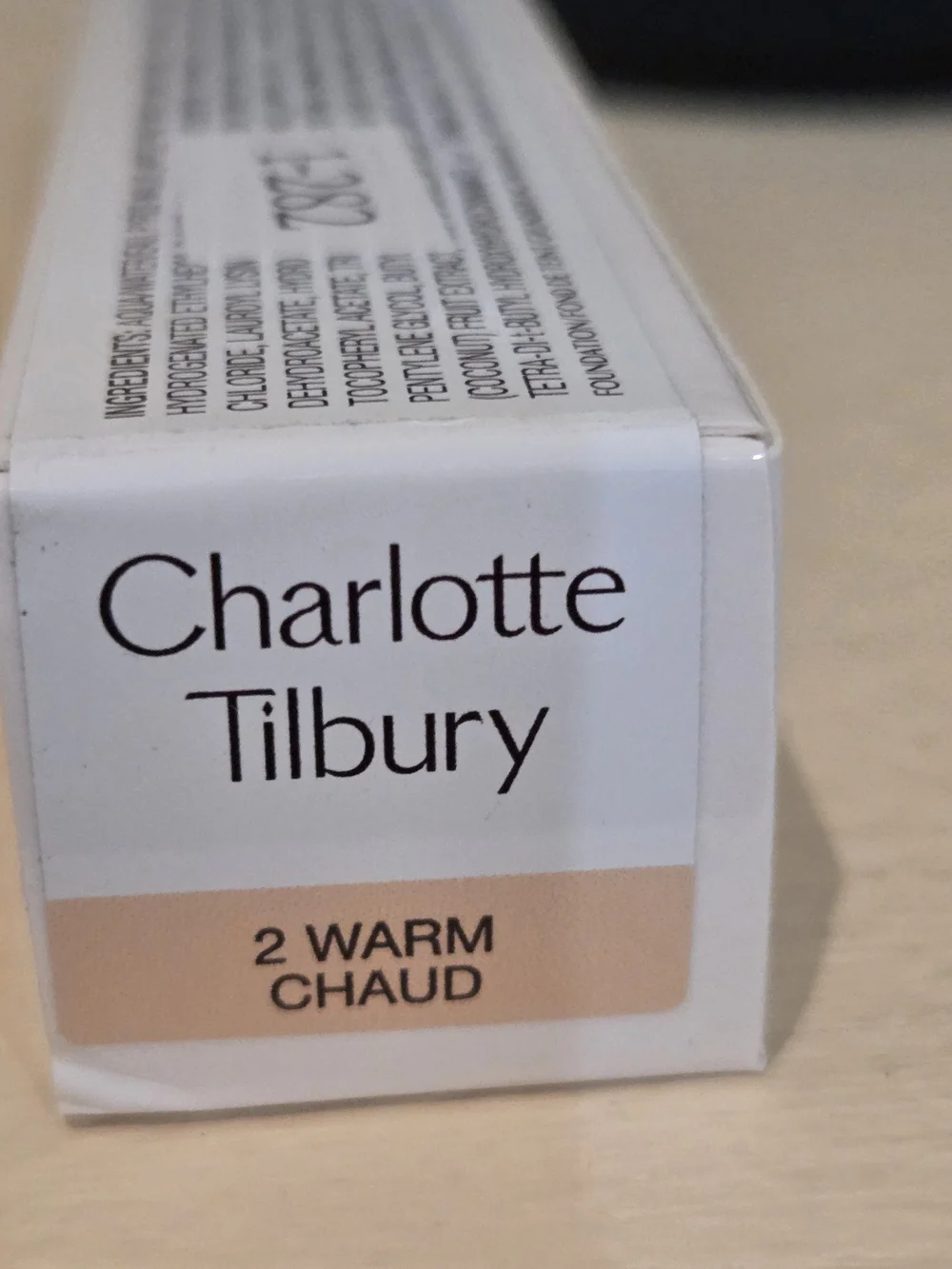 Charlotte Tilbury Beautiful Skin Foundation 2 Warm 30mL 1 fl oz New in Box
